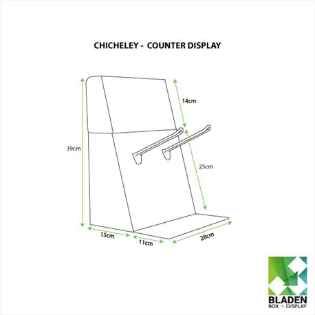 Counter Display Unit - Chicheley Line Drawing