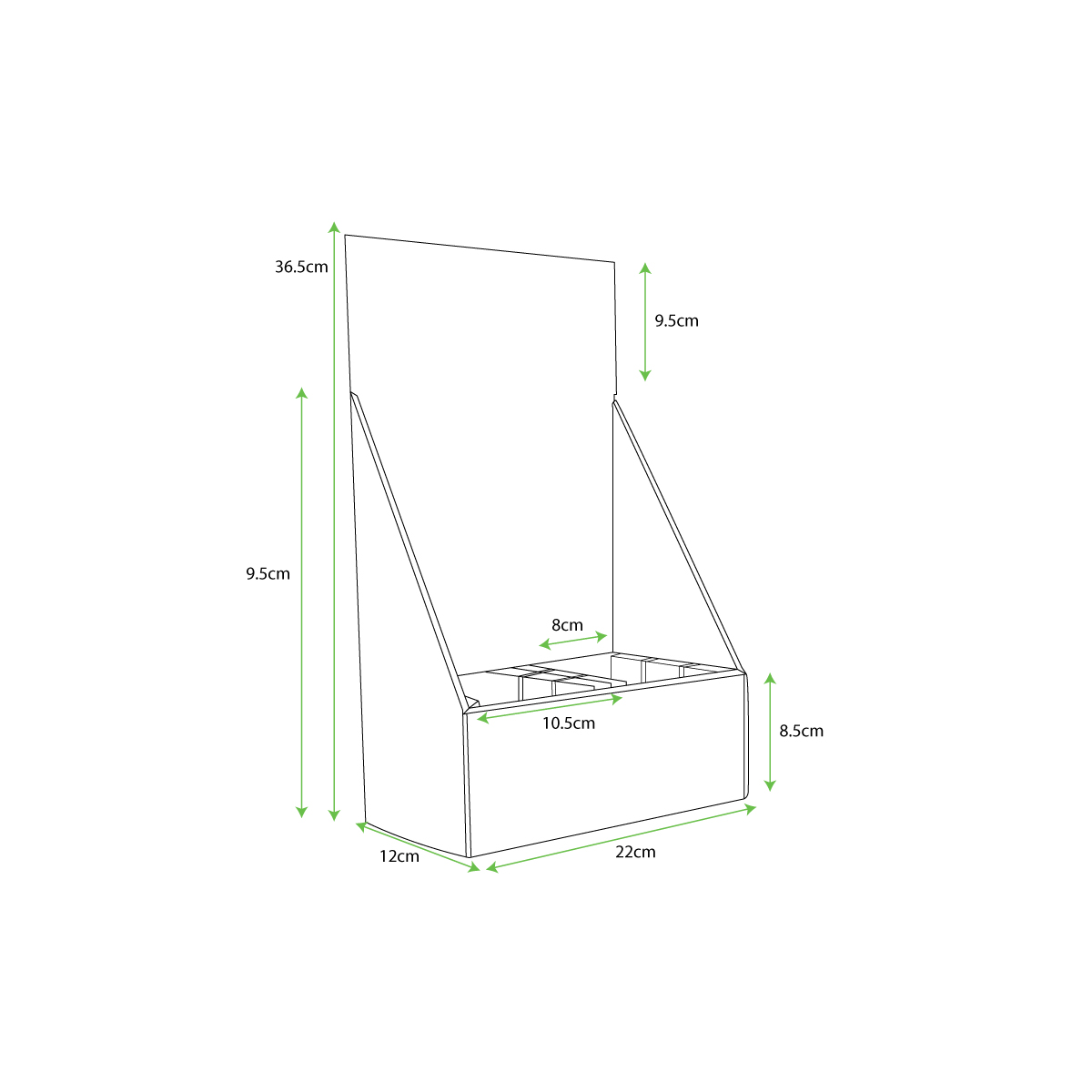 Northey CDU - with dividers - Dimensions