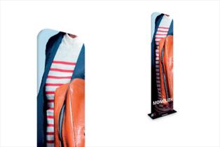 Fabric Display Stands - Formulate Monolith